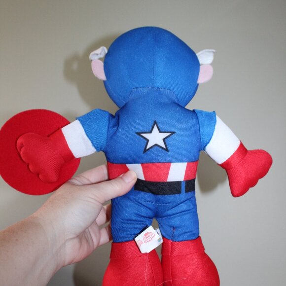 Marvel Avengers Character Plush Stuffed Animal Toys Thor Spiderman Capt America - Picture 7 of 11